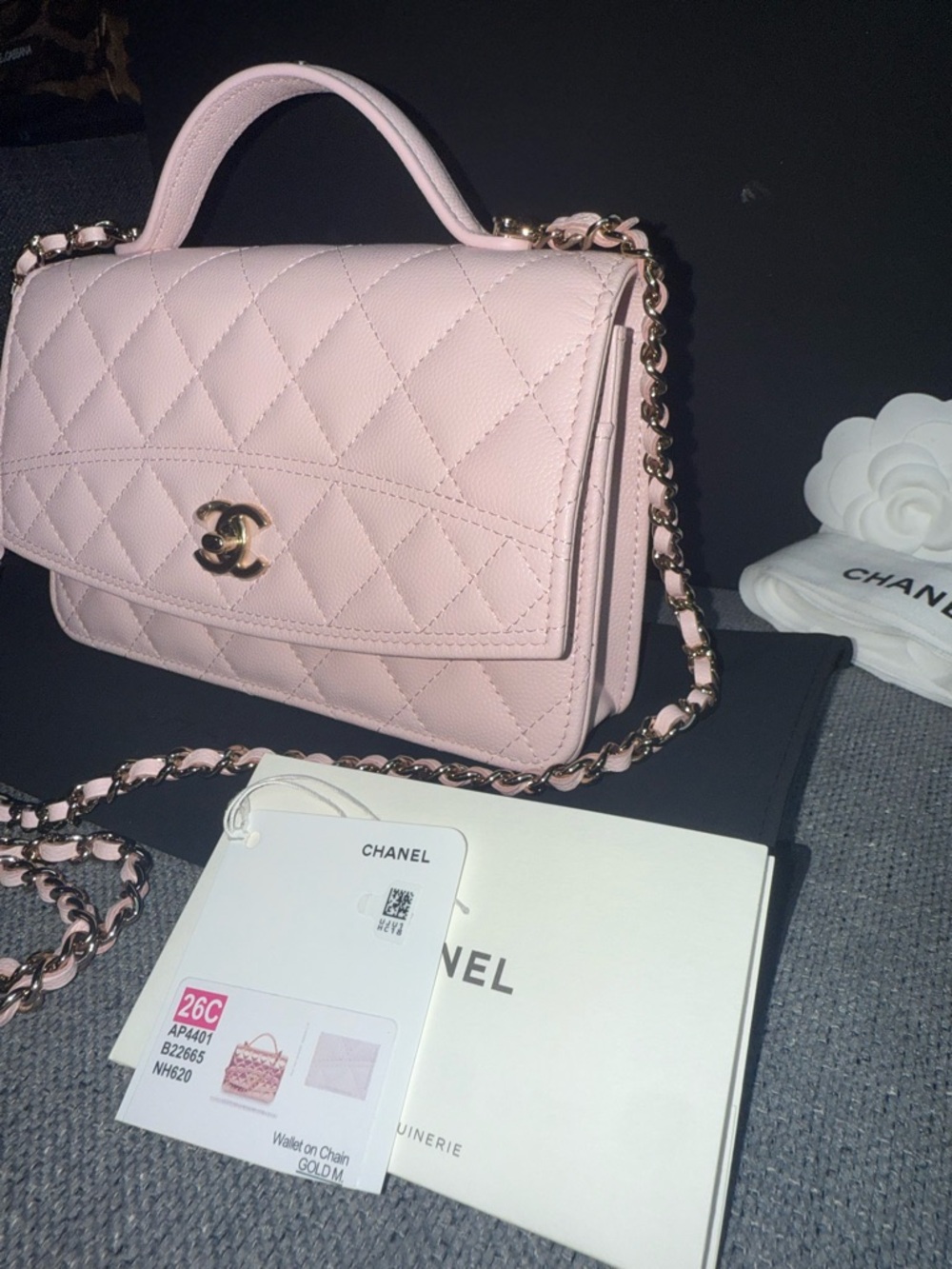 CHANEL new Trendy top handle wallet on chain bag - Picture 2 of 13
